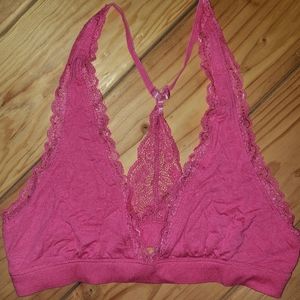 P. J. Salvage Bralette with Lace Trim